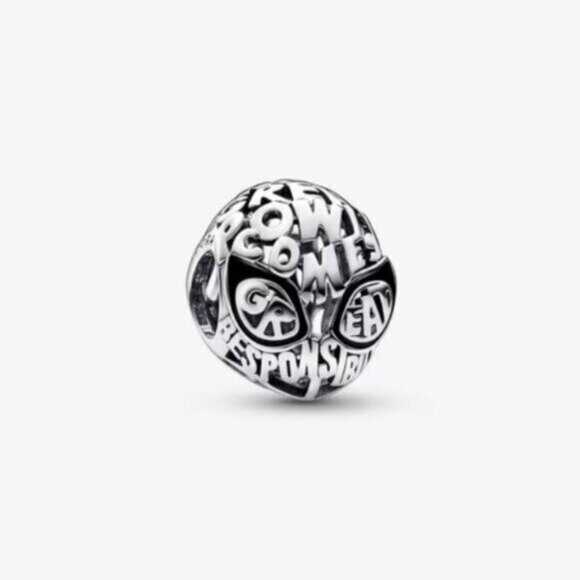 Pandora Marvel Spider-Man Mask Charm - Picture 1 of 4